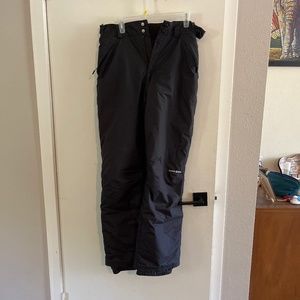 Women’s black snow pants